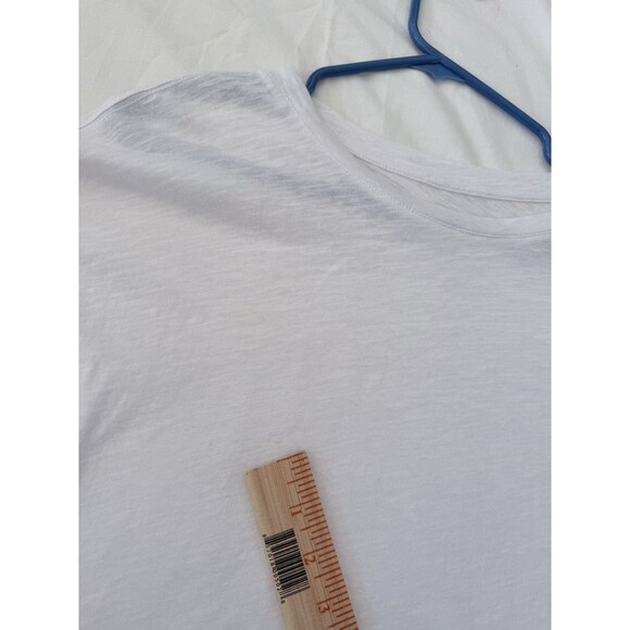 Vuori Pima Cotton Slub Tee White Short Sleeve Relaxed Fit XS VW1065 - Picture 9 of 10